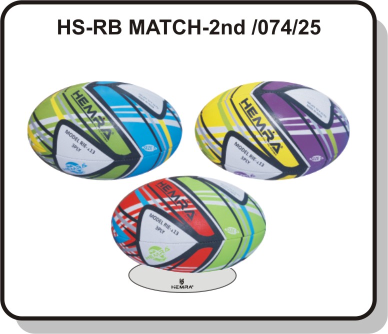 HS RIE112 MATCH RUGBY BALL